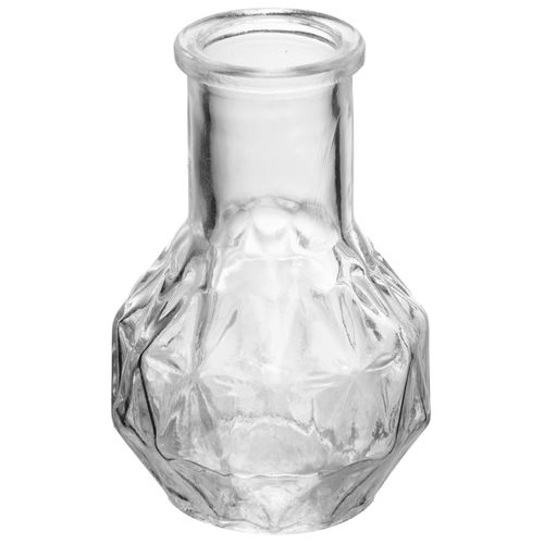 Vaso Decorativo Vitrais 8x3cm em Vidro Lyor