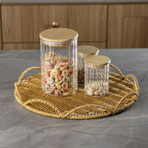 Bandeja Bali 30x30cm em Plastico Lyor