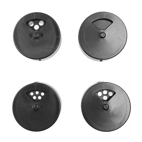 Jogo de Porta Condimento Giratório 7 Peças em Vidro Fu Xing