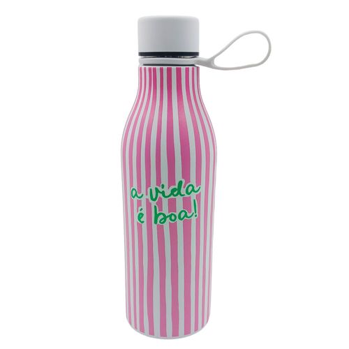 Garrafa Térmica 500ml em Aço Inox Qualis Importado