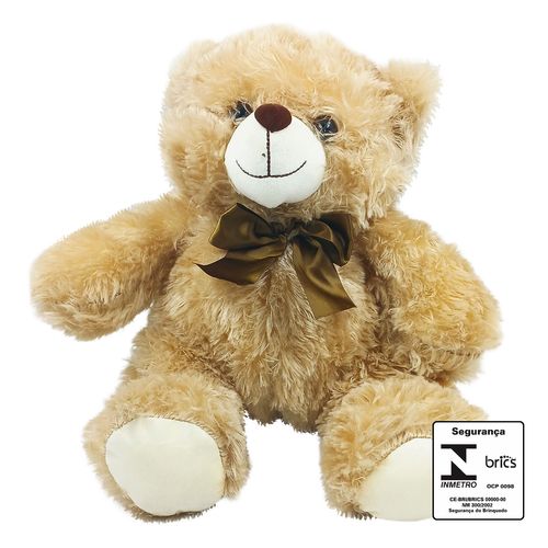 Urso de Pelúcia 34cm em Poliéster Fizzy