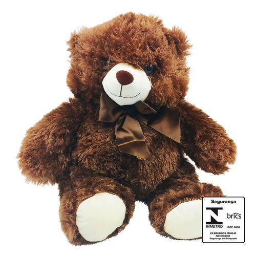 Urso de Pelúcia 34cm em Poliéster Fizzy