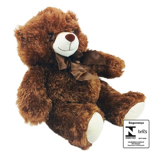 Urso de Pelúcia 34cm em Poliéster Fizzy
