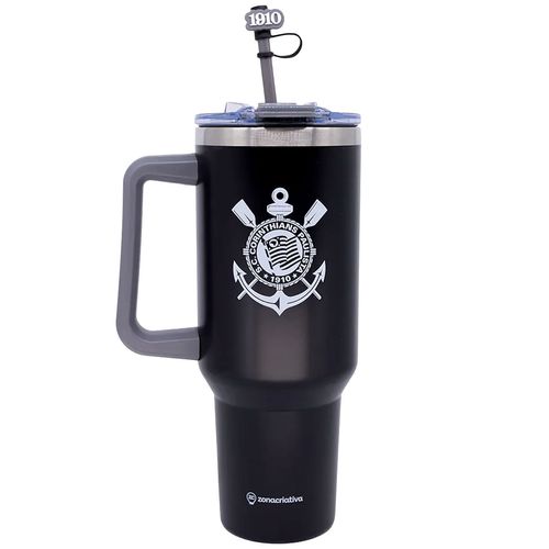 Canecão Tumbler Corinthians 1,15L em Aço Inox Zona Criativa