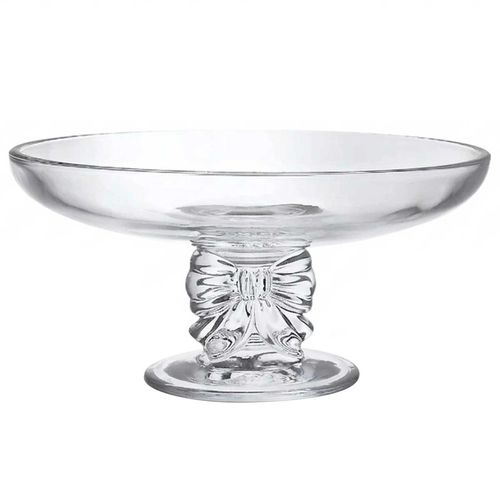 Centro de Mesa Fiocco Vidro 23cm Dolce Home