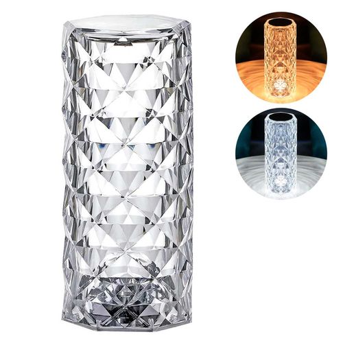Luminária Cristal Decorativa 21x8cm em Plástico Charti