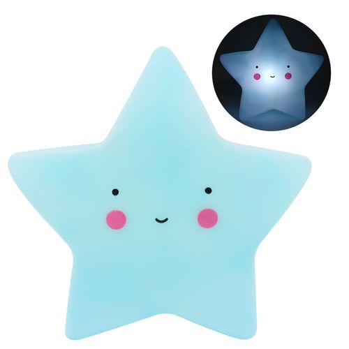 Luminária Infantil Estrela 14cm em Plástico Charti