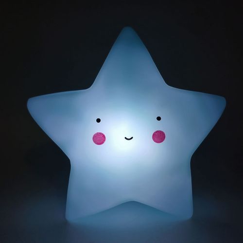 Luminária Infantil Estrela 14cm em Plástico Charti