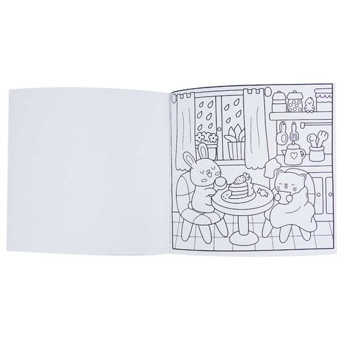Livro P/ Colorir Cozy Time 24cm em Papel Magic Kids