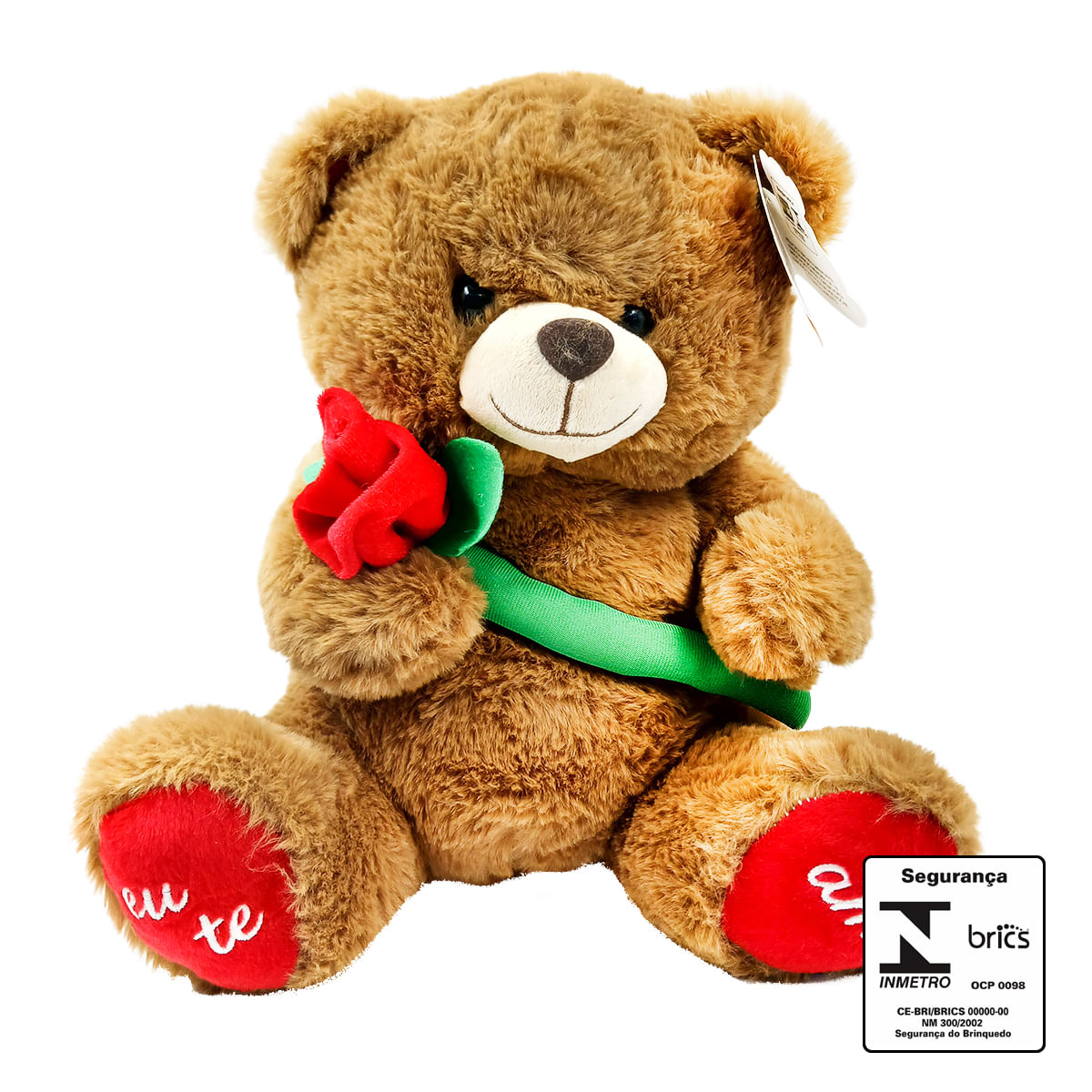 Urso de Pelúcia 30cm em Poliéster Fizzy