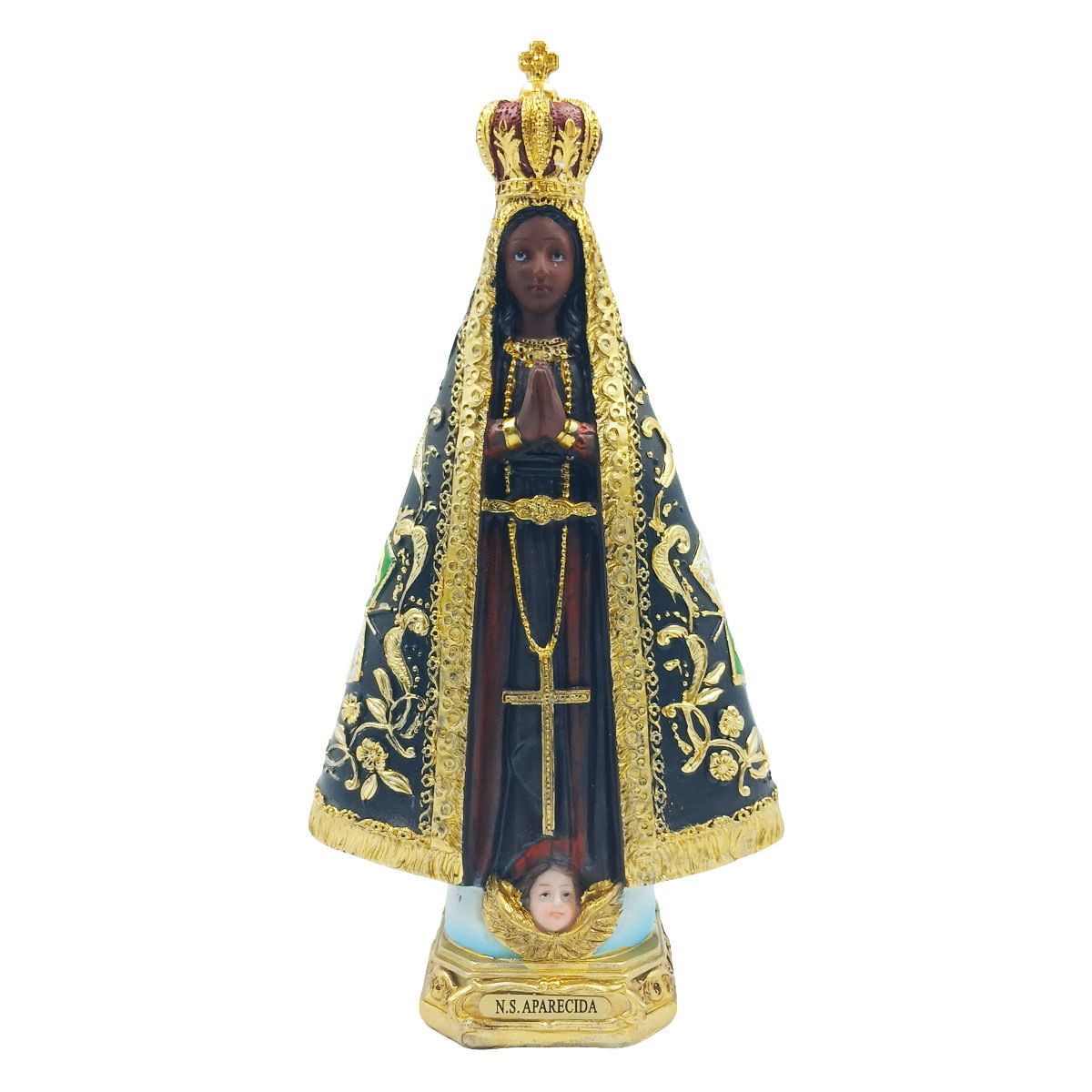 Nossa Senhora Aparecida 23cm em Resina Taimes
