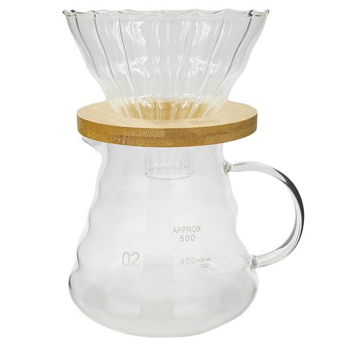 Cafeteira C/ Coador 600ml em Vidro Linx Comercio
