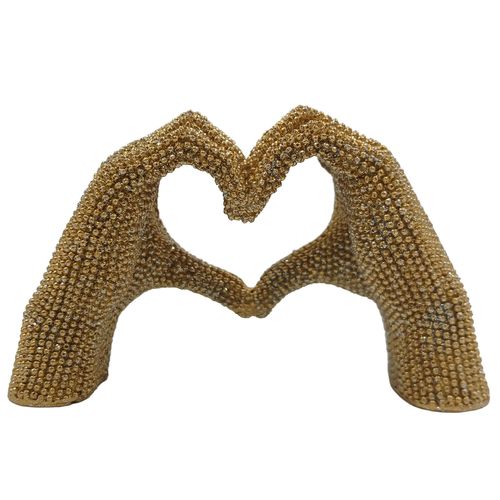 Mão Decorativa 7,5x12,8cm em Resina Youbai
