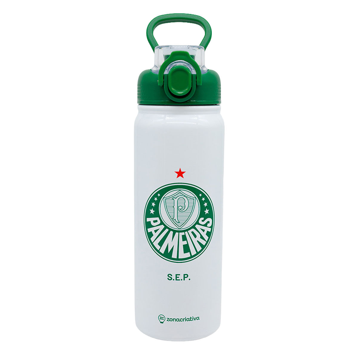 Garrafa Palmeiras 650ml  em Inox Zona Criativa