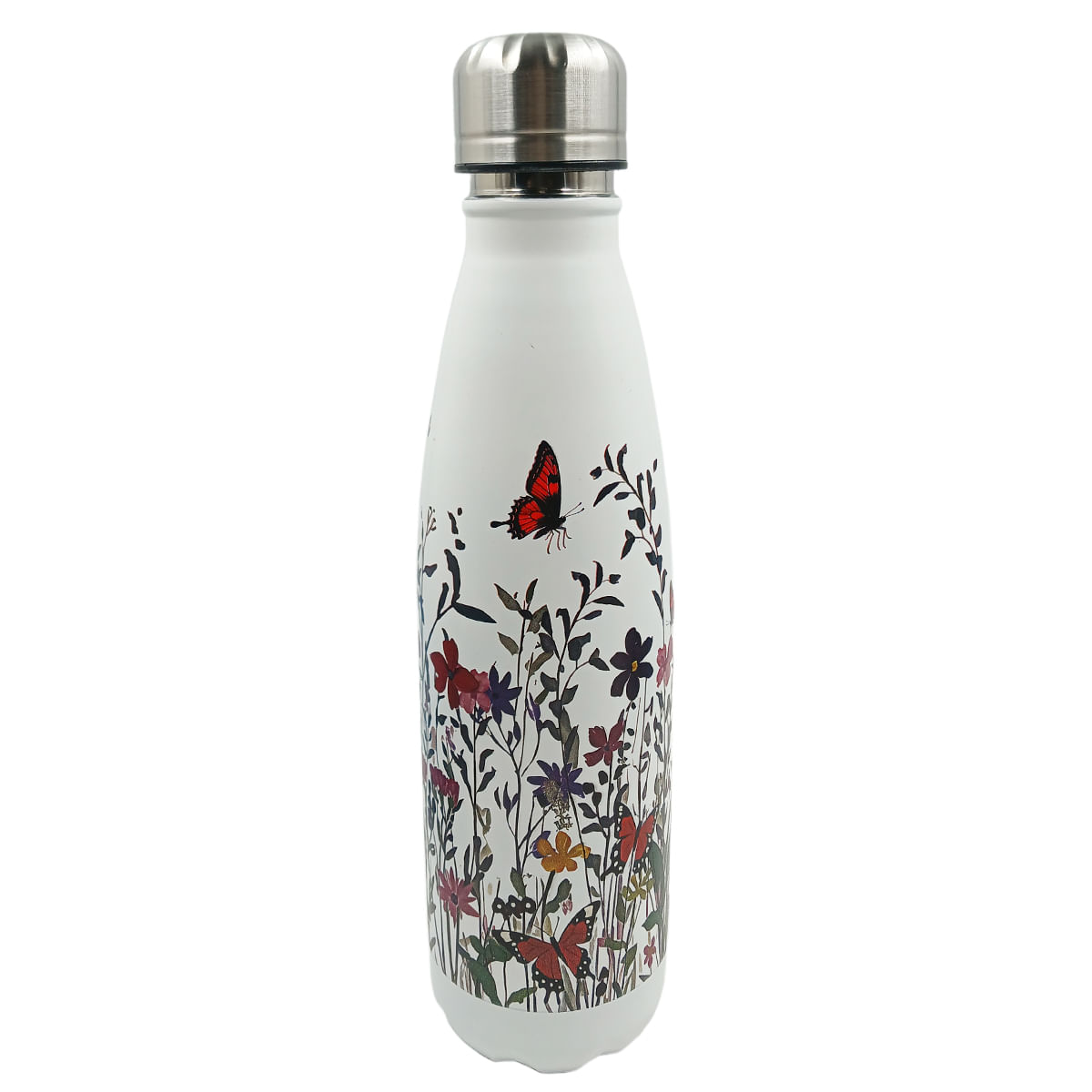 Garrafa Isotérmica Floral 500ml em Aço Inox Golden Rio
