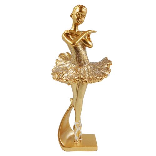 Bailarina Decorativo 21x9cm em Resina Youbai