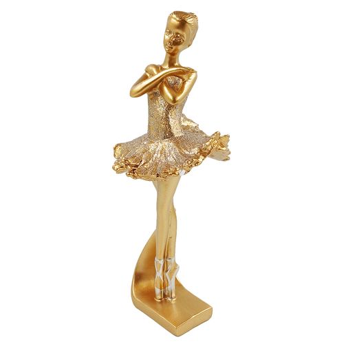 Bailarina Decorativo 21x9cm em Resina Youbai