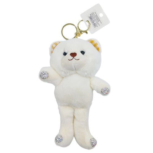 Chaveiro Urso Brilhante de Pelúcia 23cm em Poliéster Michael Judi