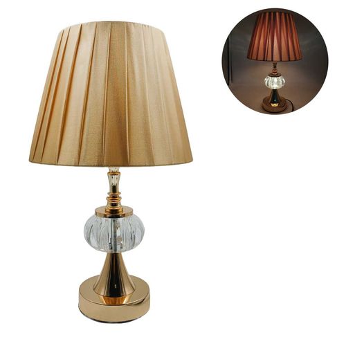 Abajur Decorativo Bivolt 37x21cm em PVC e Acrílico Imporiente