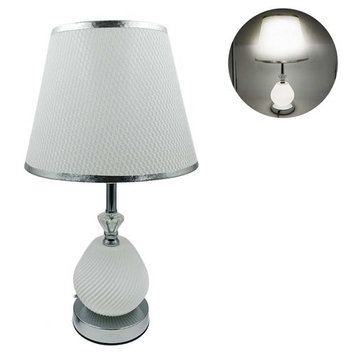 Abajur Decorativo Bivolt 42,5x25cm em PVC e Acrílico Imporiente