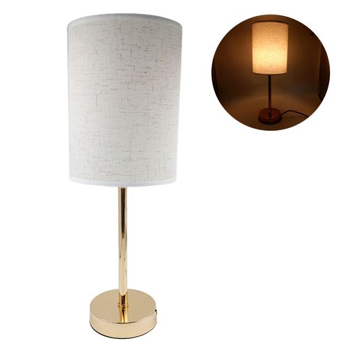 Abajur Decorativo Bivolt 40,5x15x9,8cm em PVC e Acrílico Imporiente