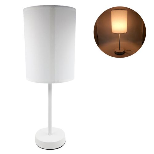 Abajur Decorativo Bivolt 40,5x15x9,8cm em PVC e Acrílico Imporiente