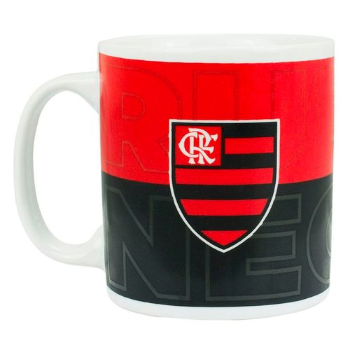 Caneca Flamengo 320ml em Porcelana Mileno