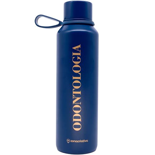 Garrafa Profissão Odontologia 600ml em Aço Inox Zona Criativa