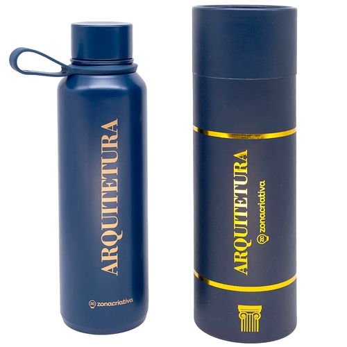 Garrafa Profissão Arquitetura 600ml em Aço Inox Zona Criativa