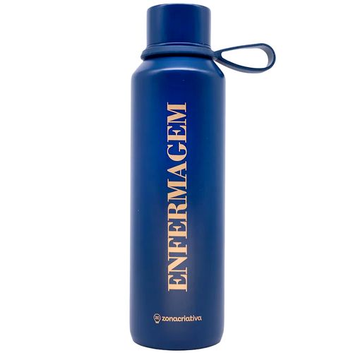 Garrafa Profissão Enfermagem 600ml em Aço Inox Zona Criativa