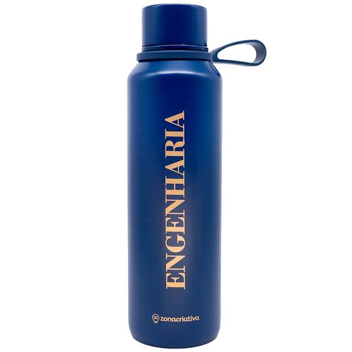 Garrafa Profissão Engenharia 600ml em Aço Inox Zona Criativa