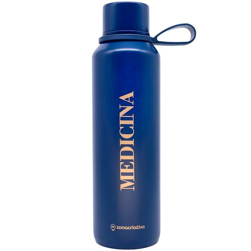 Garrafa Profissão Medicina 600ml em Aço Inox Zona Criativa