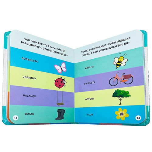 Livro Minhas Primeiras 100 Palavras 16x13cm em Papel Blu Editora