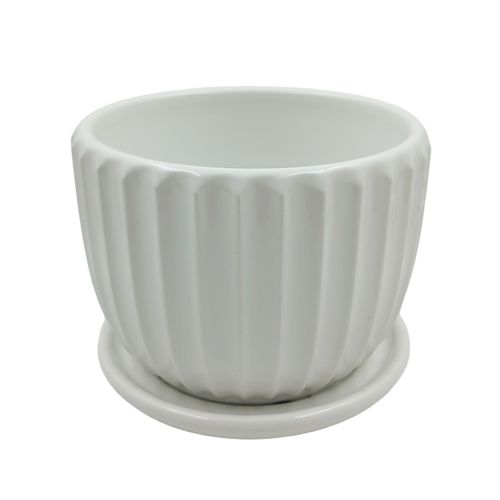 Vaso Decorativo 3 Peças 13x15cm em Cerâmica Cascavel
