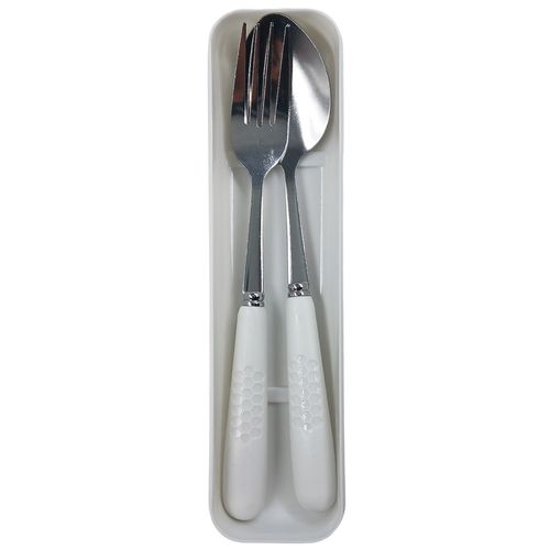 Kit Talher C/ Estojo 3 Peças em Aço Inox Fu Xing