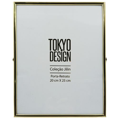 Porta Retrato Jilin 20x25cm em Aço e Vidro Tokyo Design