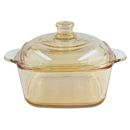 Tigela C/ Tampa 850ml em Vidro Fu Xing