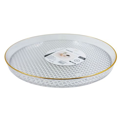 Bandeja Redonda 30X2cm em Plastico Fu Xing