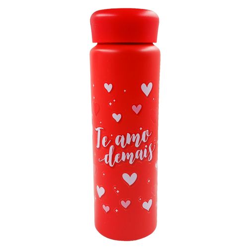 Garrafa Te Amo 600ml em Aluminio Dcarte