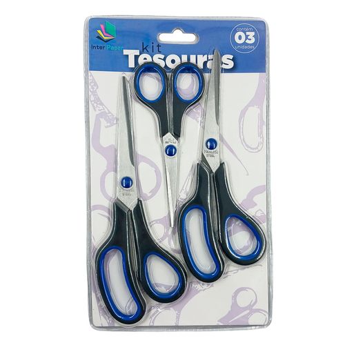 Kit Tesoura Multiuso 26cm em Aço Inox Inter Ponte