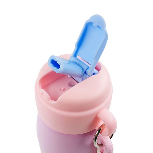 Garrafa Infantil Bichinhos C/ Alça 580ml em Aço Inox Inter Ponte