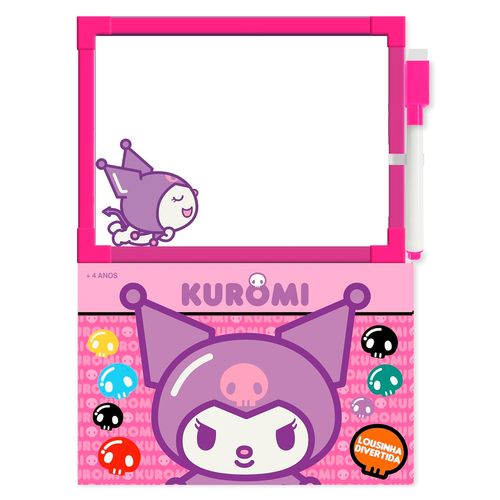 Kit Lousinha e Caderno de Atividade Kuromi 29cm em Papel Editora Online