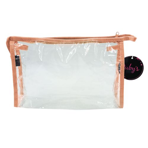 Nécessaire Transparente 26x17cm em Poliéster Rubys