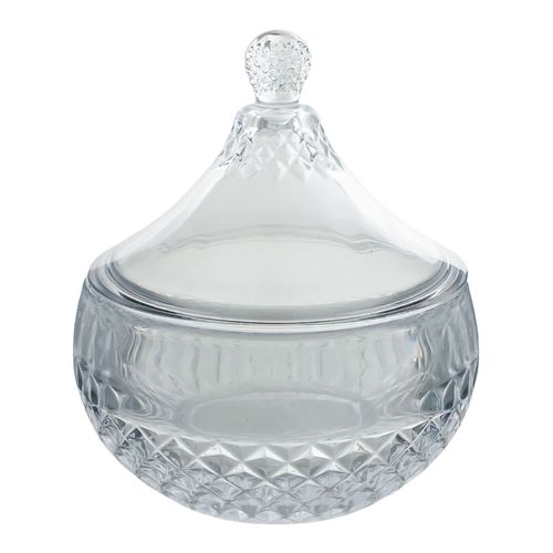 Bomboniere Decorativa 13x14cm em Vidro Flashgoods