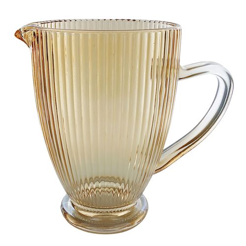 Jarra Flux Canelada Âmbar 1,3L em Vidro Flashgoods