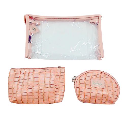 Kit Nécessaire 3 Peças em Poliéster Rubys