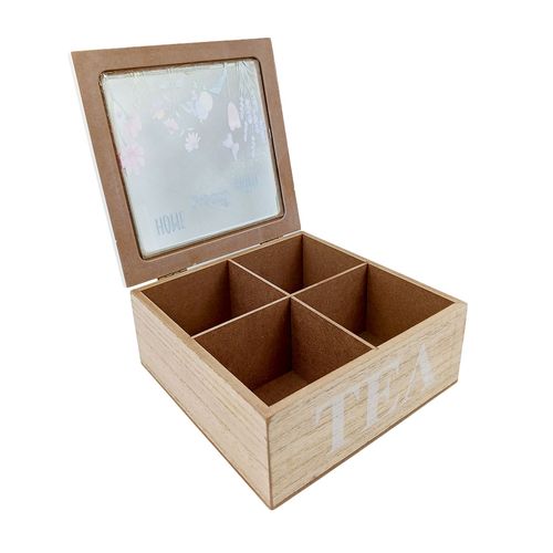 Caixa Organizadora Tea 17cm em MDF Saz