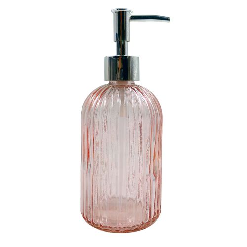 Kit Banheiro Luxo 2 Peças 430ml em Vidro Clink