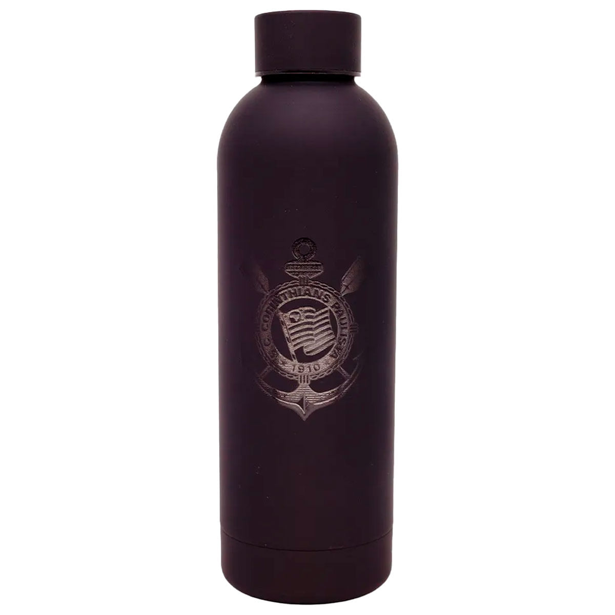 Garrafa Corinthians 500ml em Aço Inox Zona Criativa