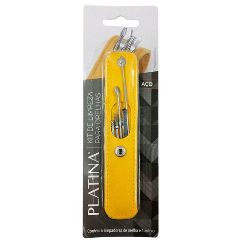 Kit Limpeza P/ Orelhas 6 Peças em Metal Moment